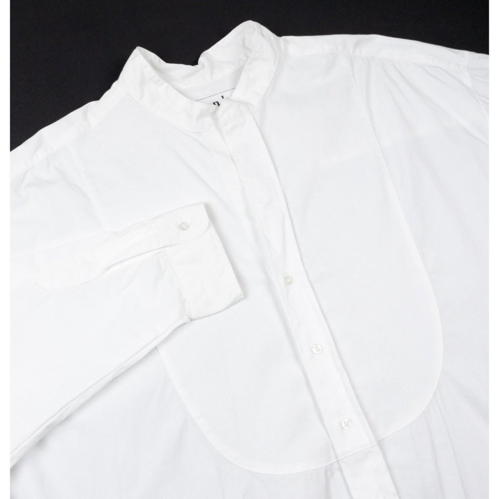 Frank & Eileen Victoria Tuxedo Blouse Womens Xl White Oversized Cotton Button-Up